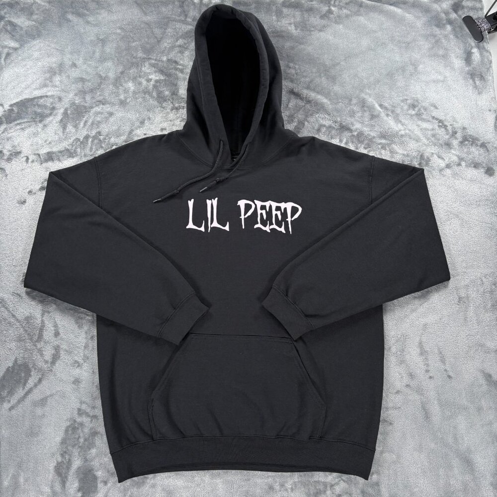Lil Peep Official Shining Star Hoodie Estate of Gustav Elijah Men L GBC Rap